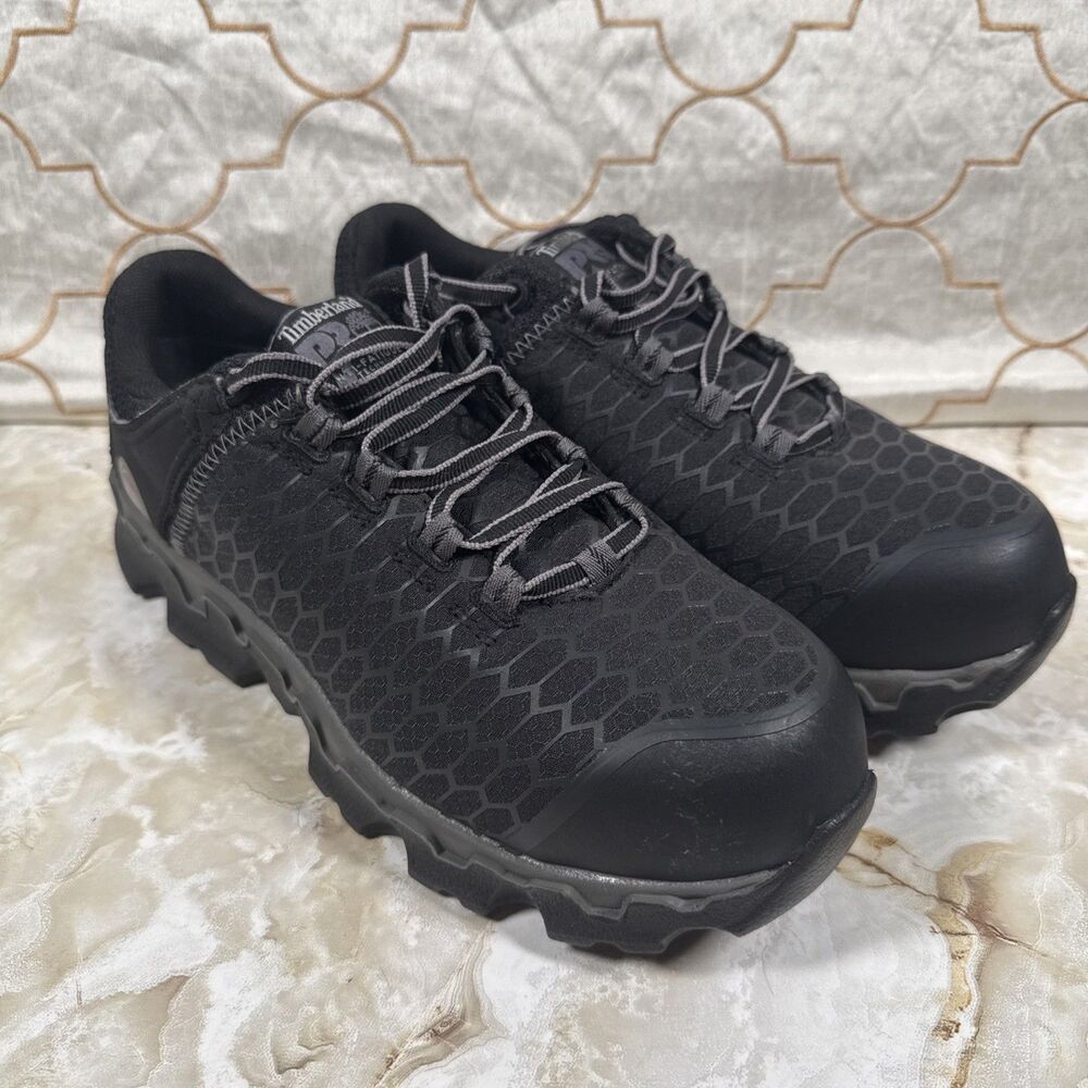 Timberland PRo Women's Powertrain Sport Alloy Toe Work Sneakers Shoes Size 8